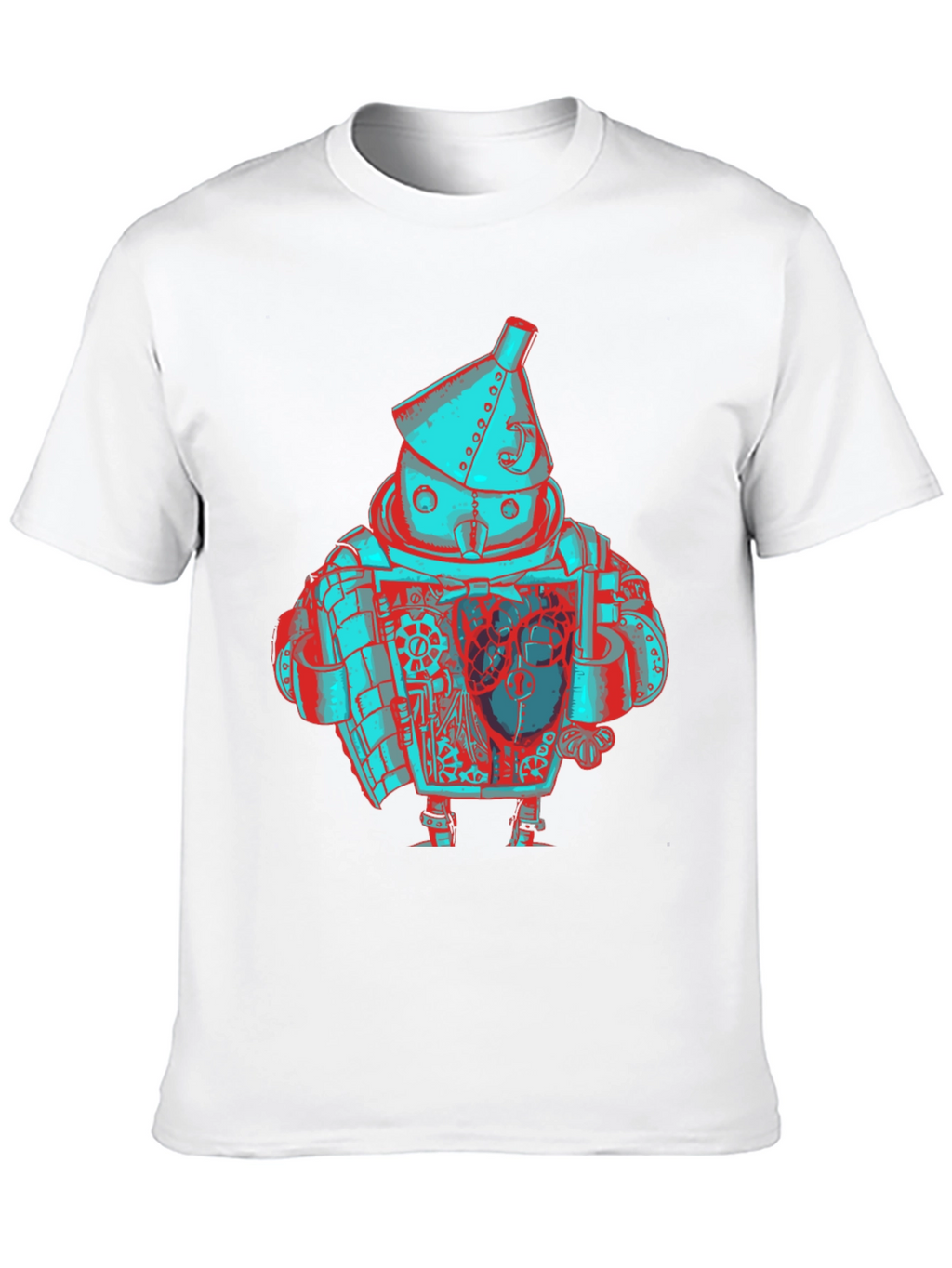 Heart Robot Graphic T-Shirt
