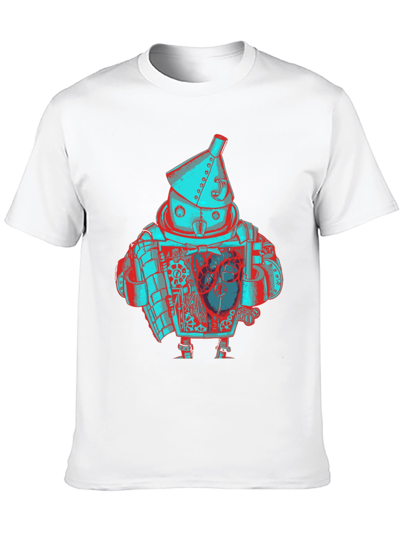 Heart Robot Graphic T-Shirt