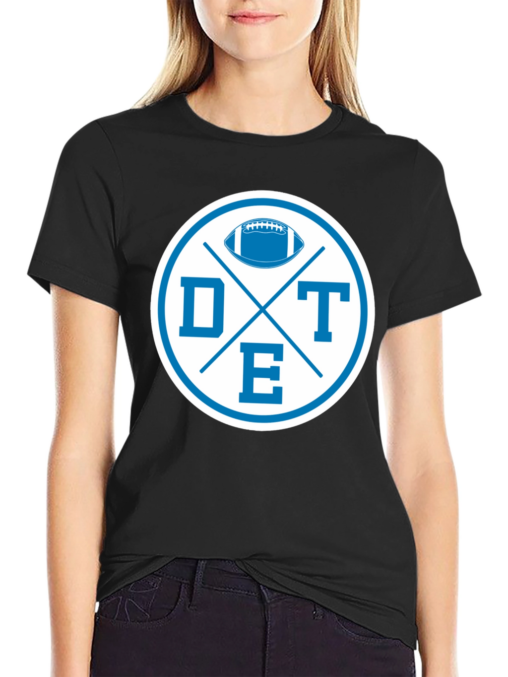 DTE Football Graphic Tee - Classic Sports Style