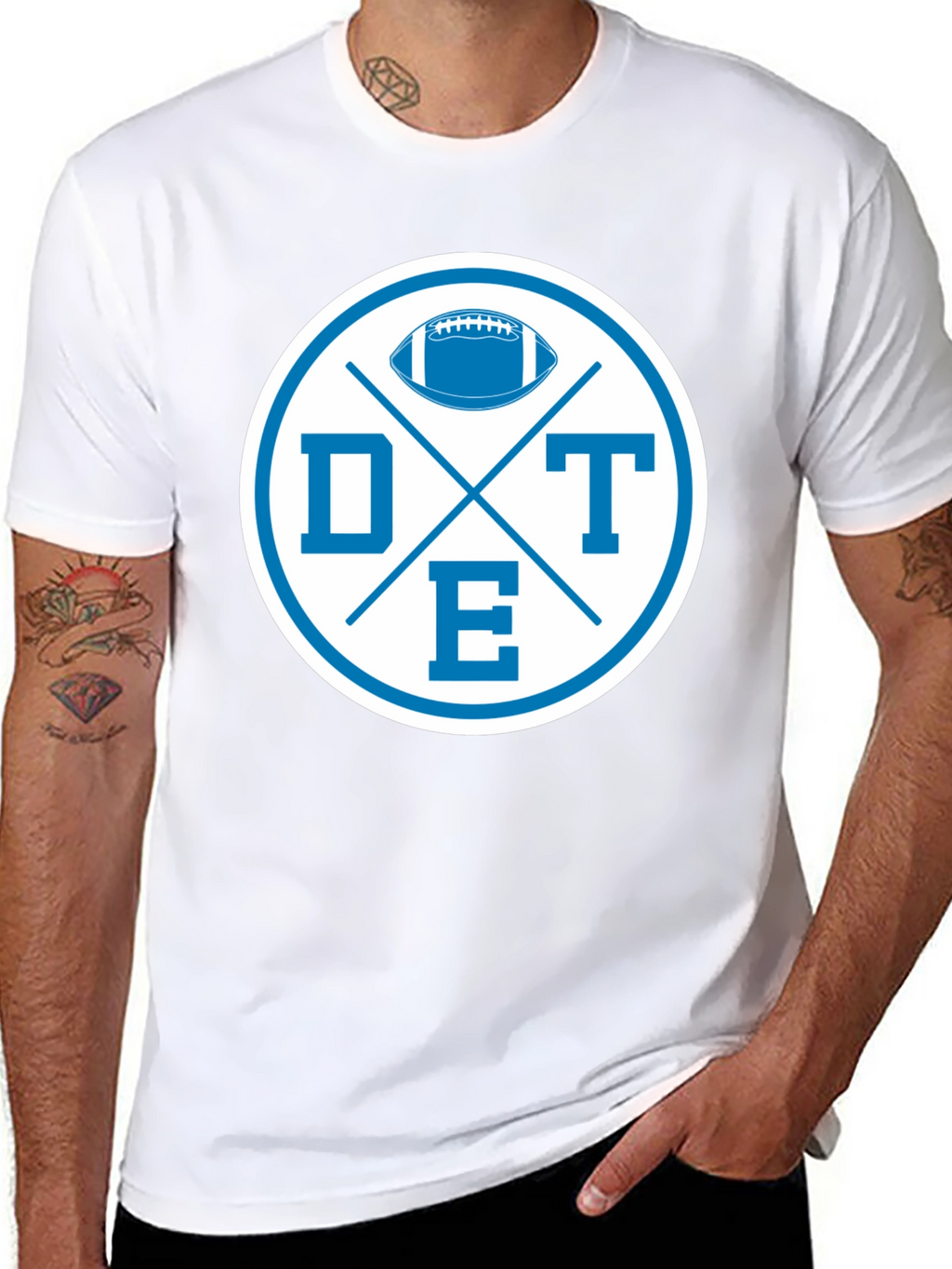 DTE Football Graphic Tee - Classic Sports Style