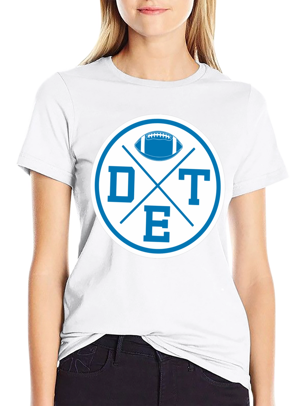 DTE Football Graphic Tee - Classic Sports Style