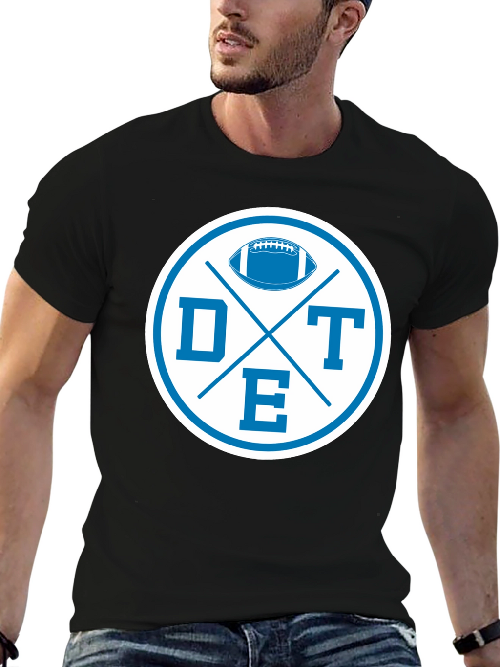 DTE Football Graphic Tee - Classic Sports Style