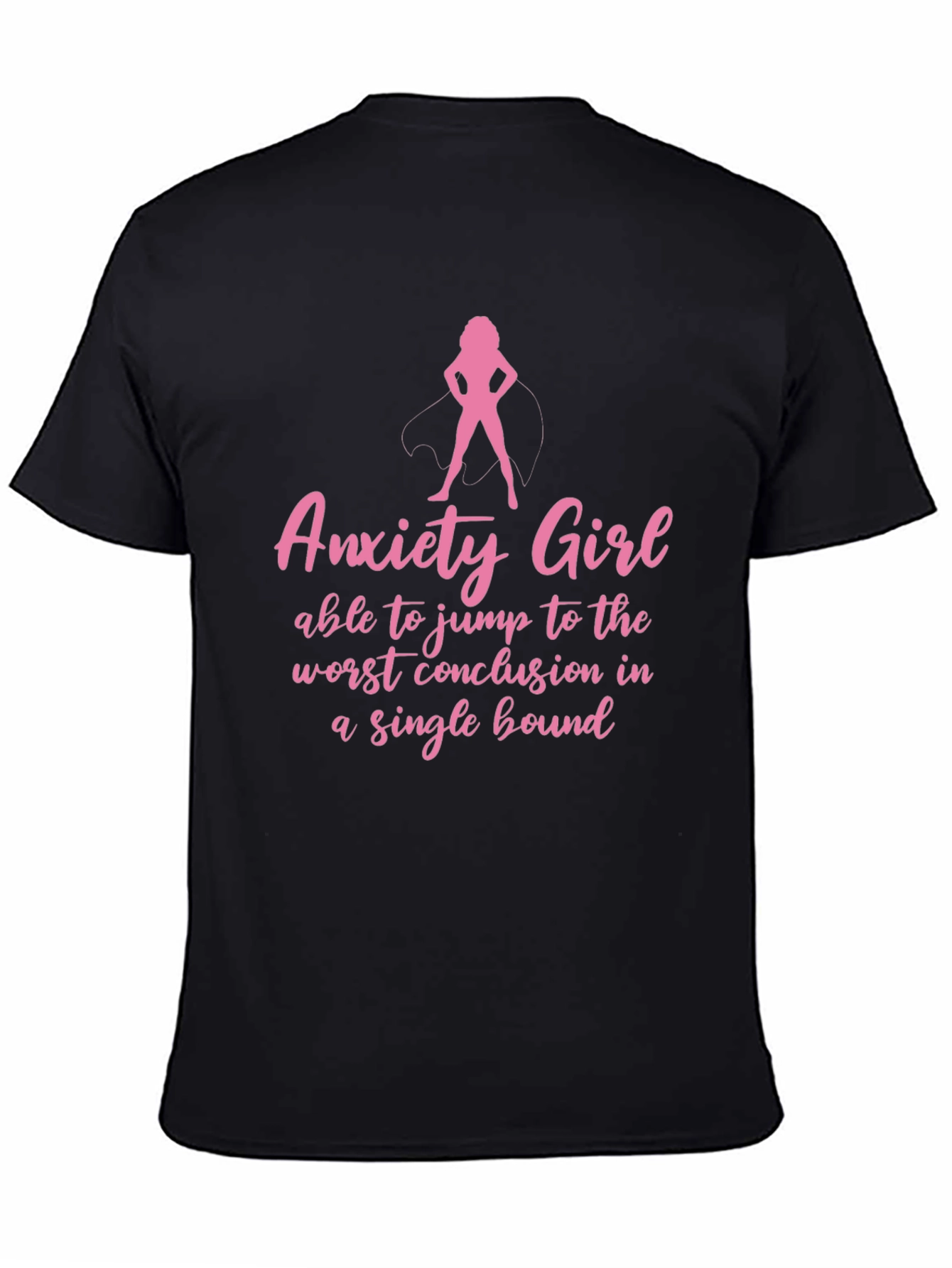 Anxiety Girl T-Shirt - Funny Graphic Tee for Women