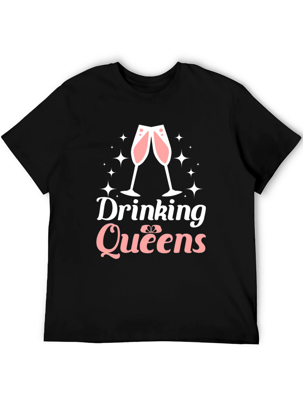 Drinking Queens Graphic Tee - Perfect for Celebrations!