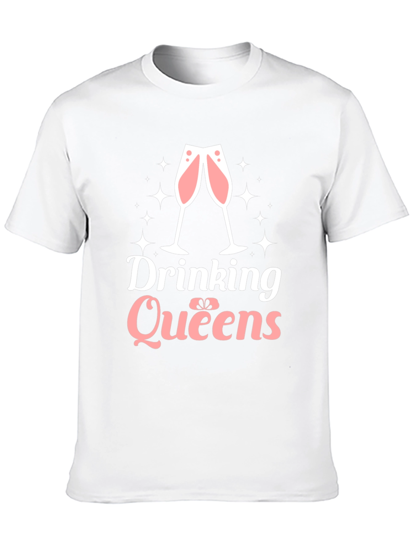 Drinking Queens Graphic Tee - Perfect for Celebrations!