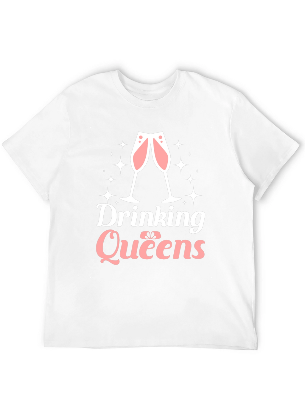 Drinking Queens Graphic Tee - Perfect for Celebrations!
