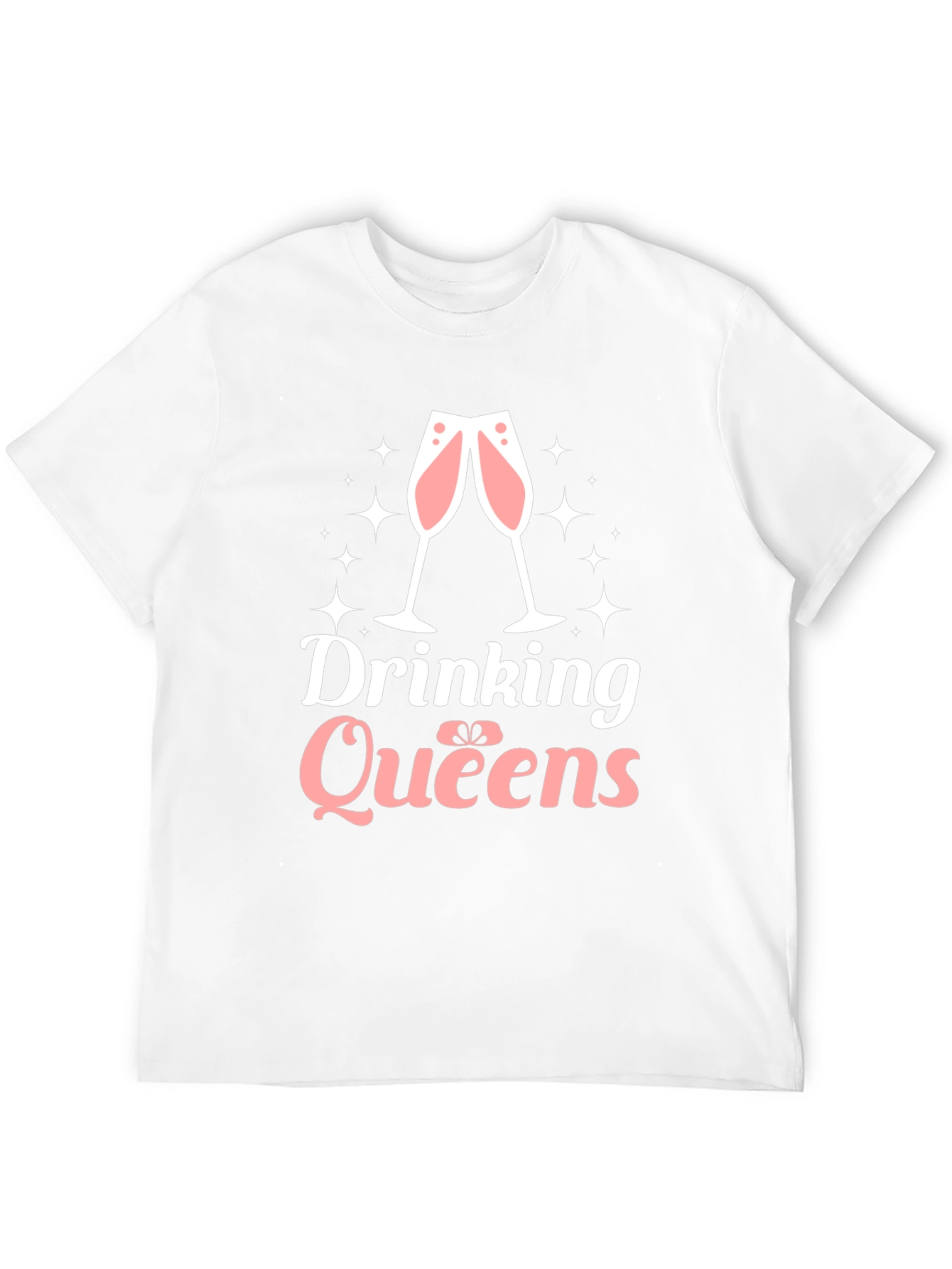 Drinking Queens Graphic Tee - Perfect for Celebrations!