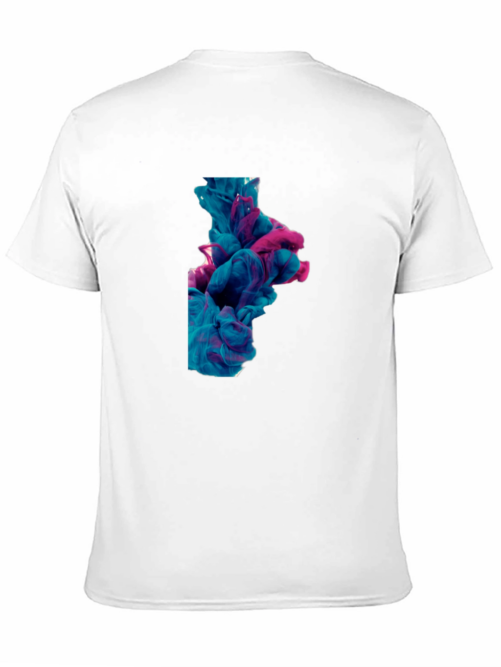 Abstract Ink Swirl Tee - Black Graphic T-Shirt