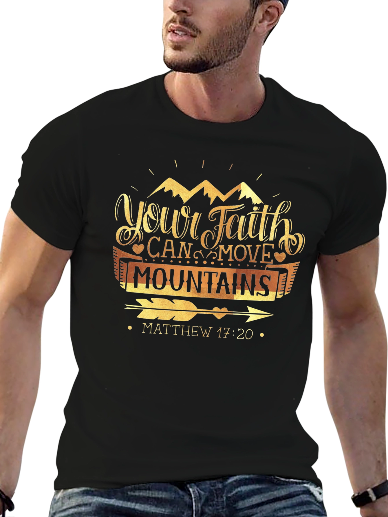 Faith Can Move Mountains Graphic Tee