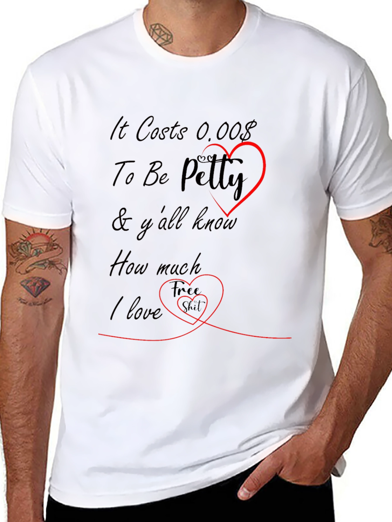 It Costs 0.00$ To Be Petty Funny T-Shirt