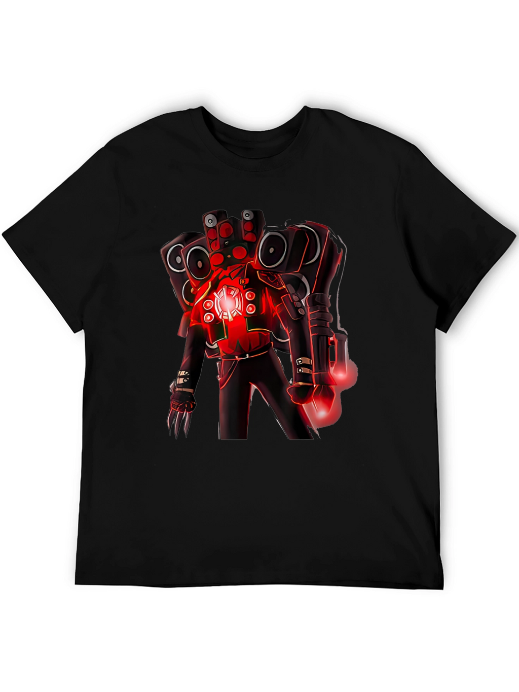 Robot DJ Graphic T-Shirt - Black Cotton Tee