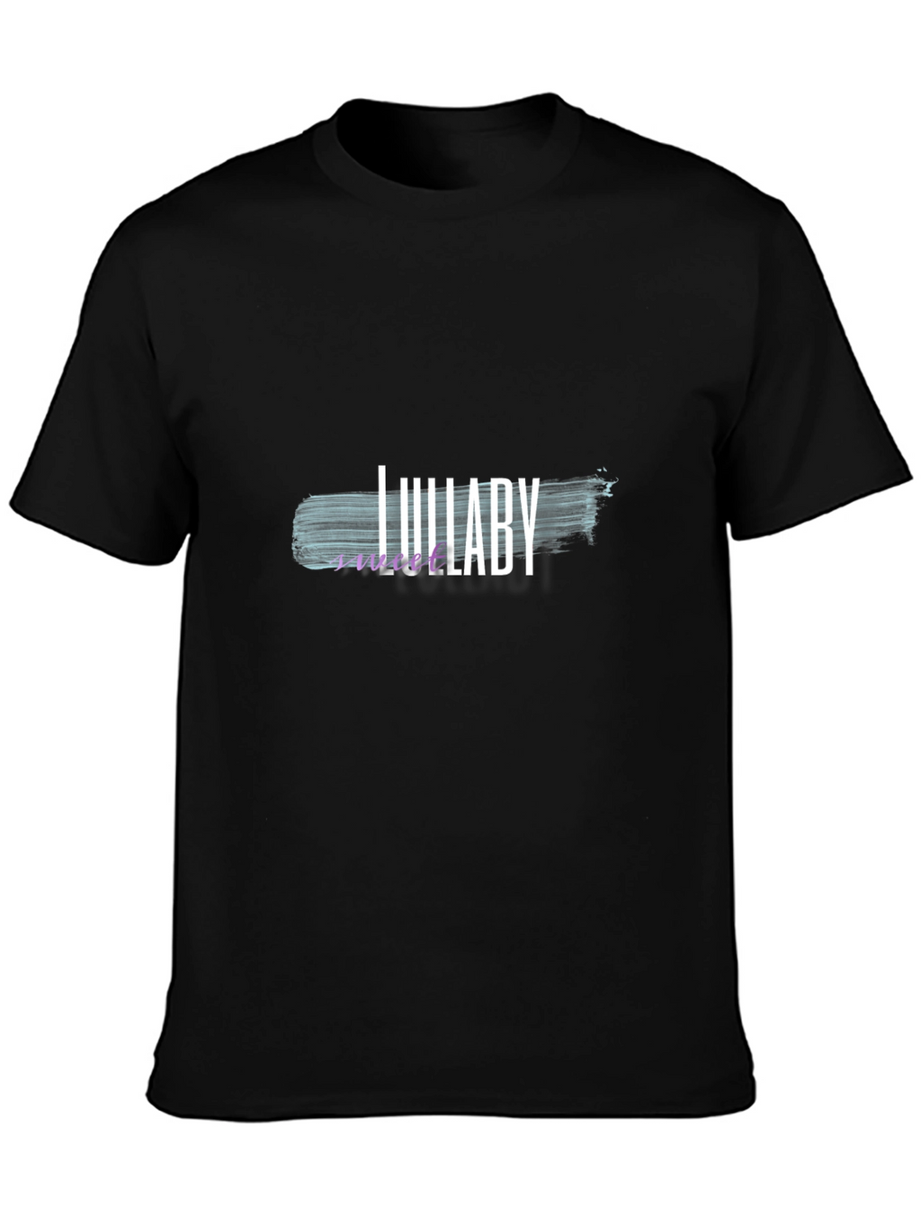 Lullaby Graphic Print Black T-Shirt