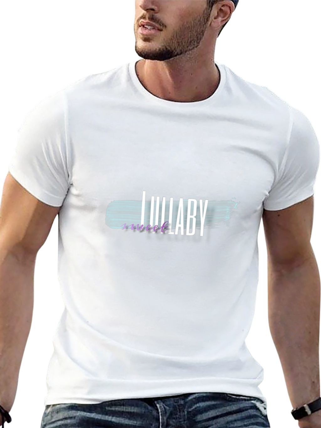 Lullaby Graphic Print Black T-Shirt