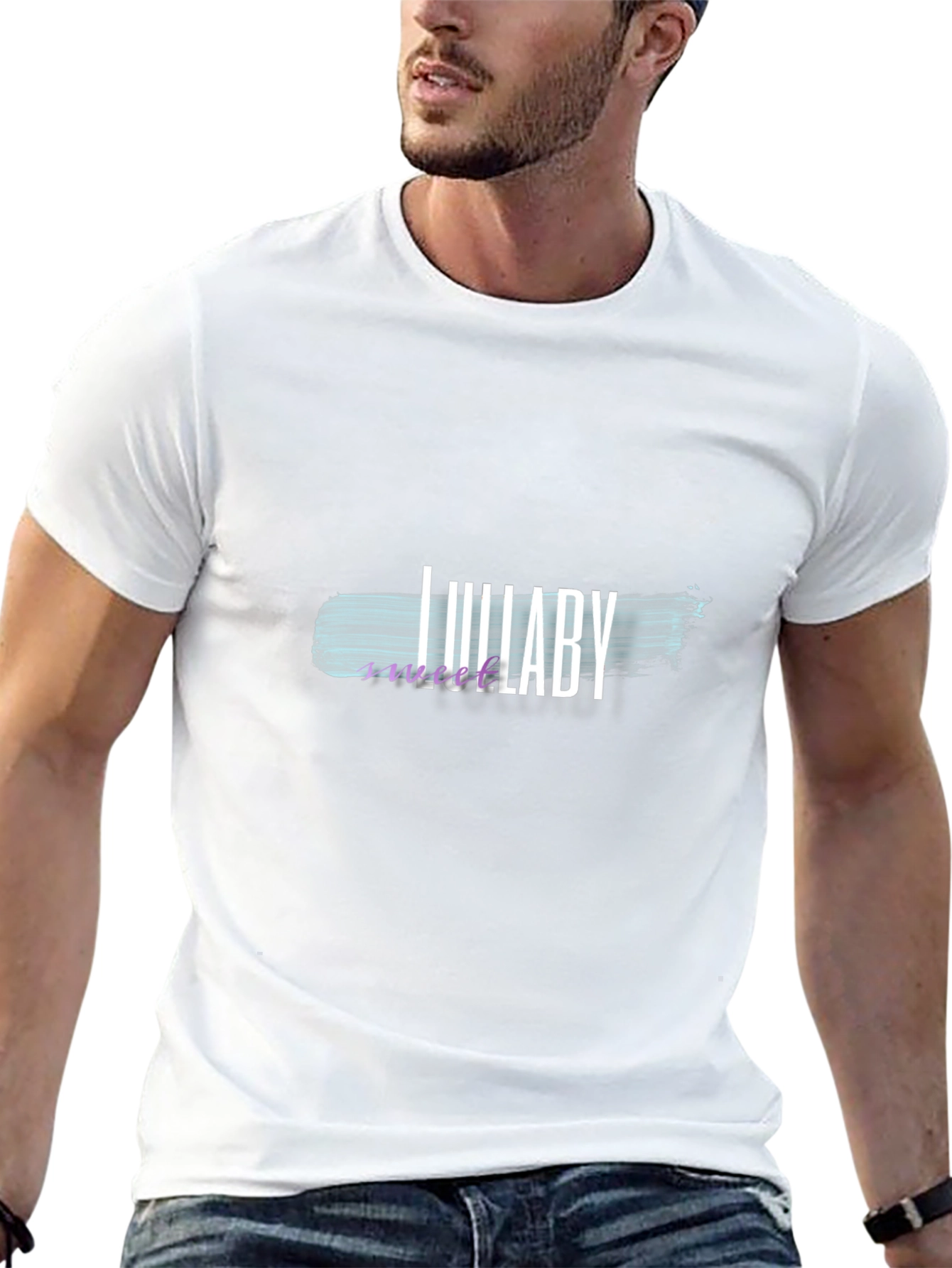 Lullaby Graphic Print Black T-Shirt