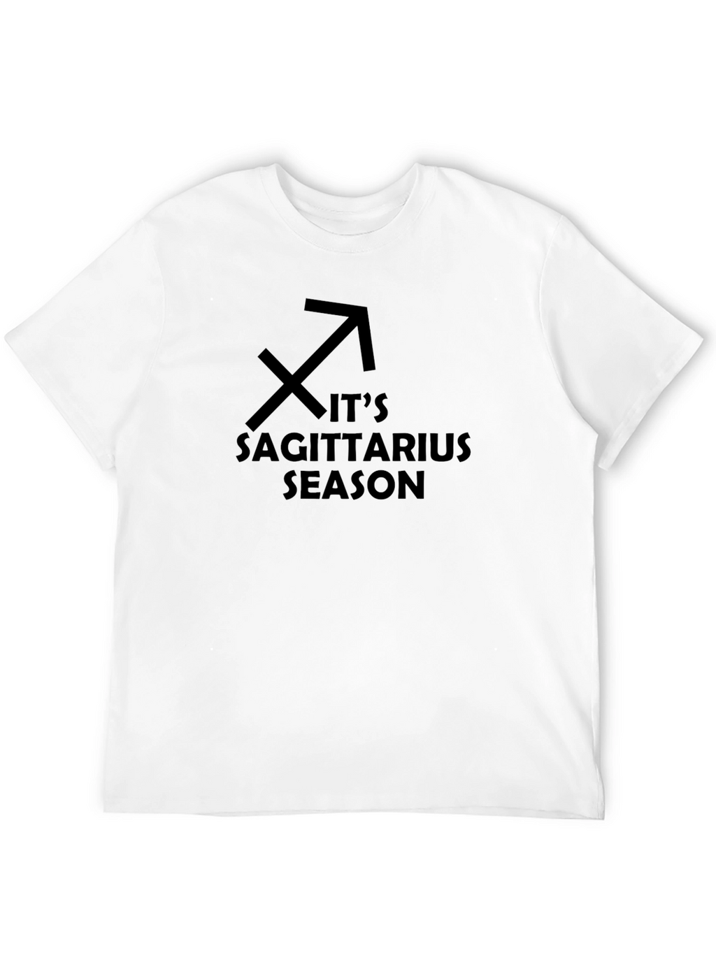 Its Sagittarius Season Black Tee