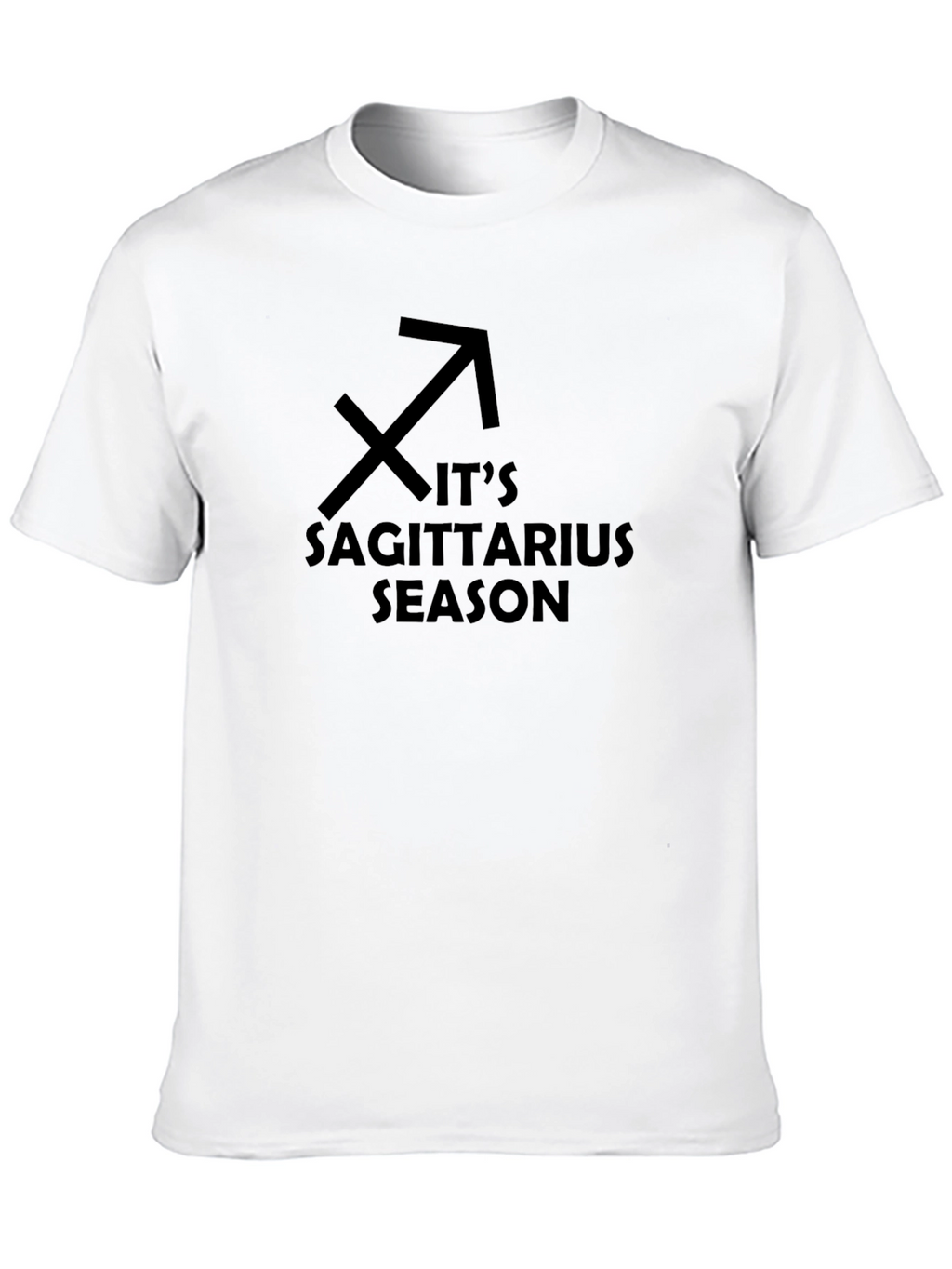 Its Sagittarius Season Black Tee
