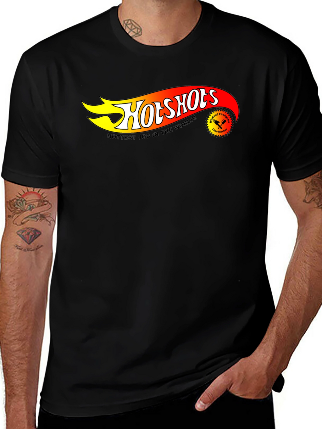 Hotshots Wildland Firefighter T-Shirt - Hottest Job