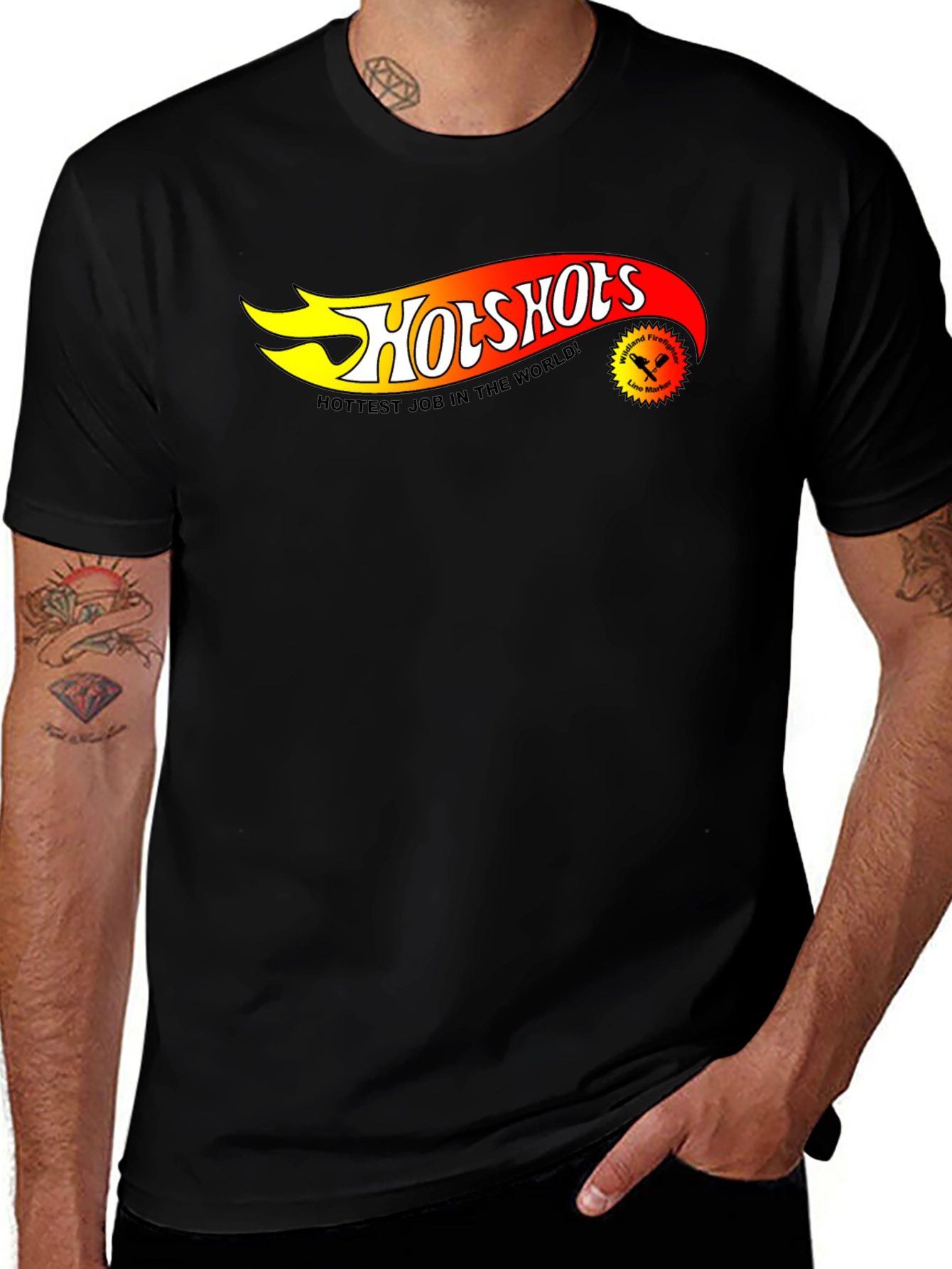 Hotshots Wildland Firefighter T-Shirt - Hottest Job