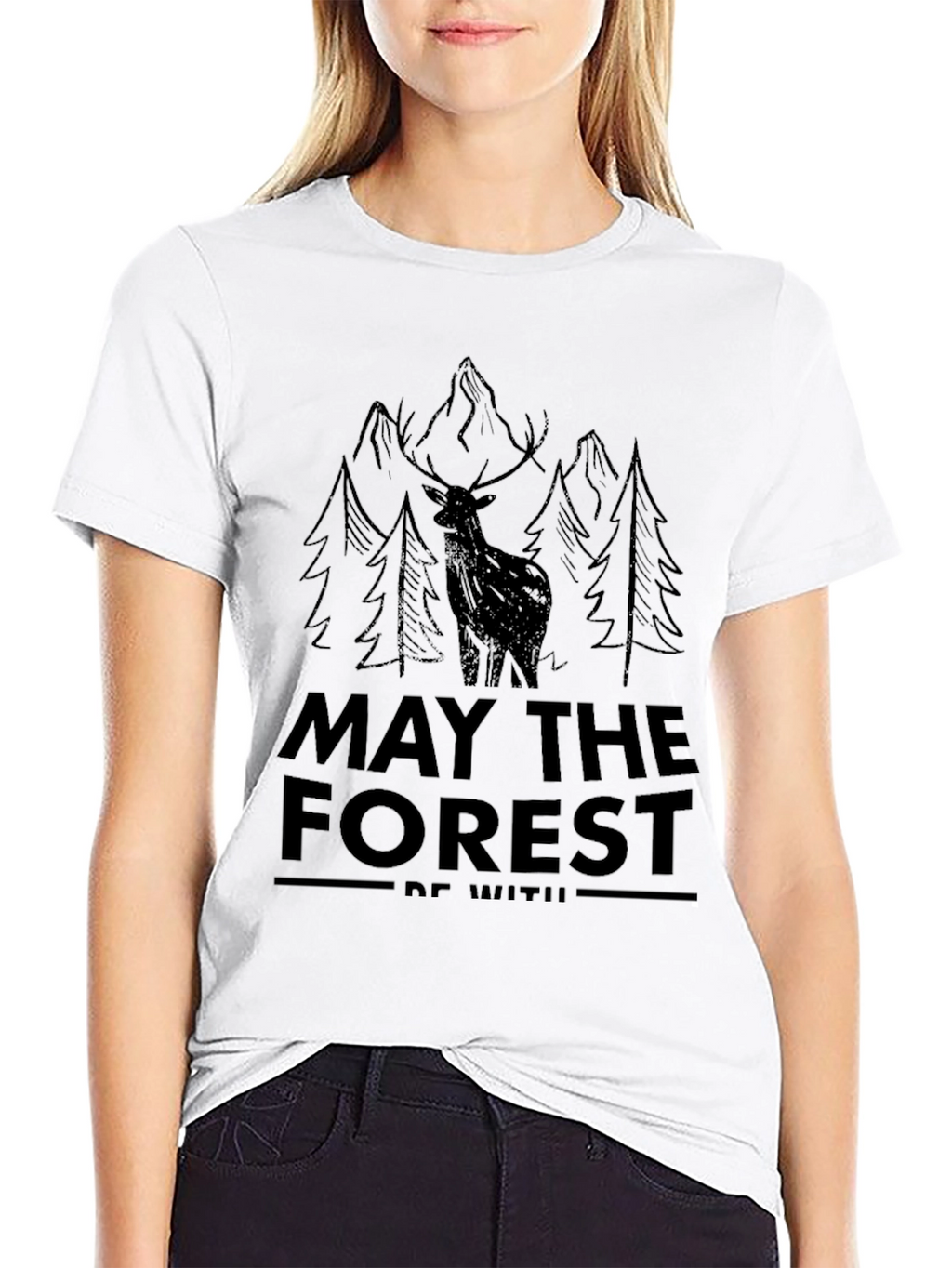 May The Forest Be With You Graphic T-Shirt