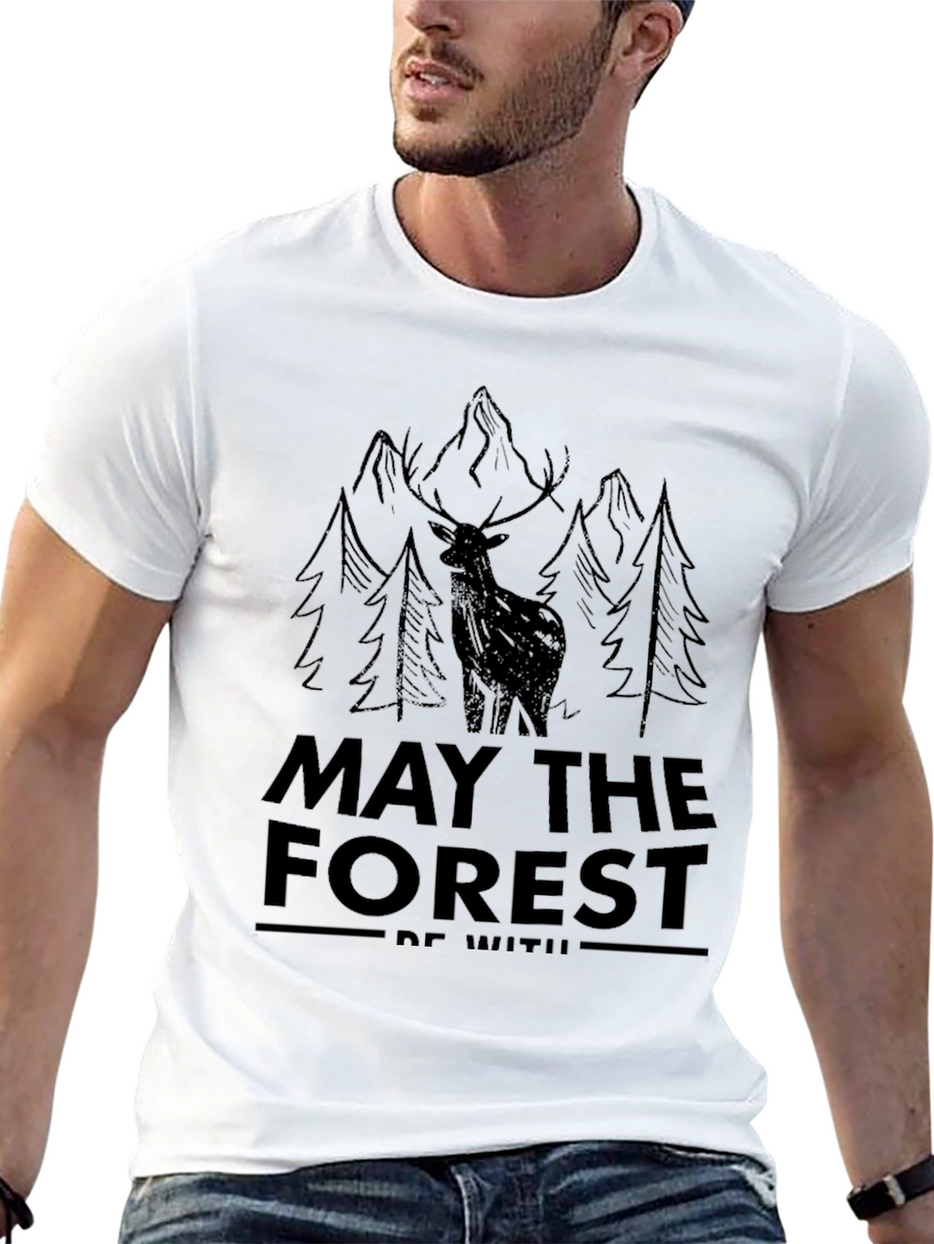 May The Forest Be With You Graphic T-Shirt