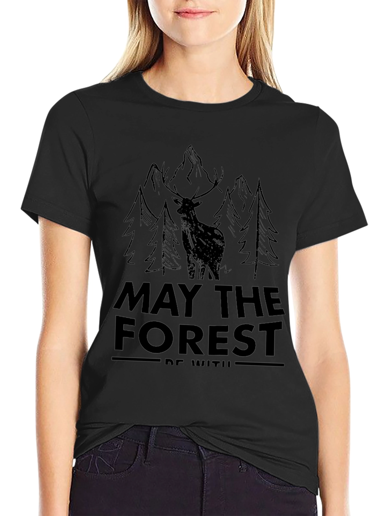 May The Forest Be With You Graphic T-Shirt