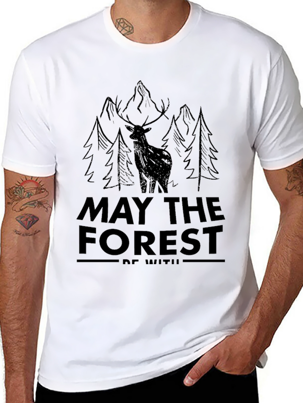 May The Forest Be With You Graphic T-Shirt
