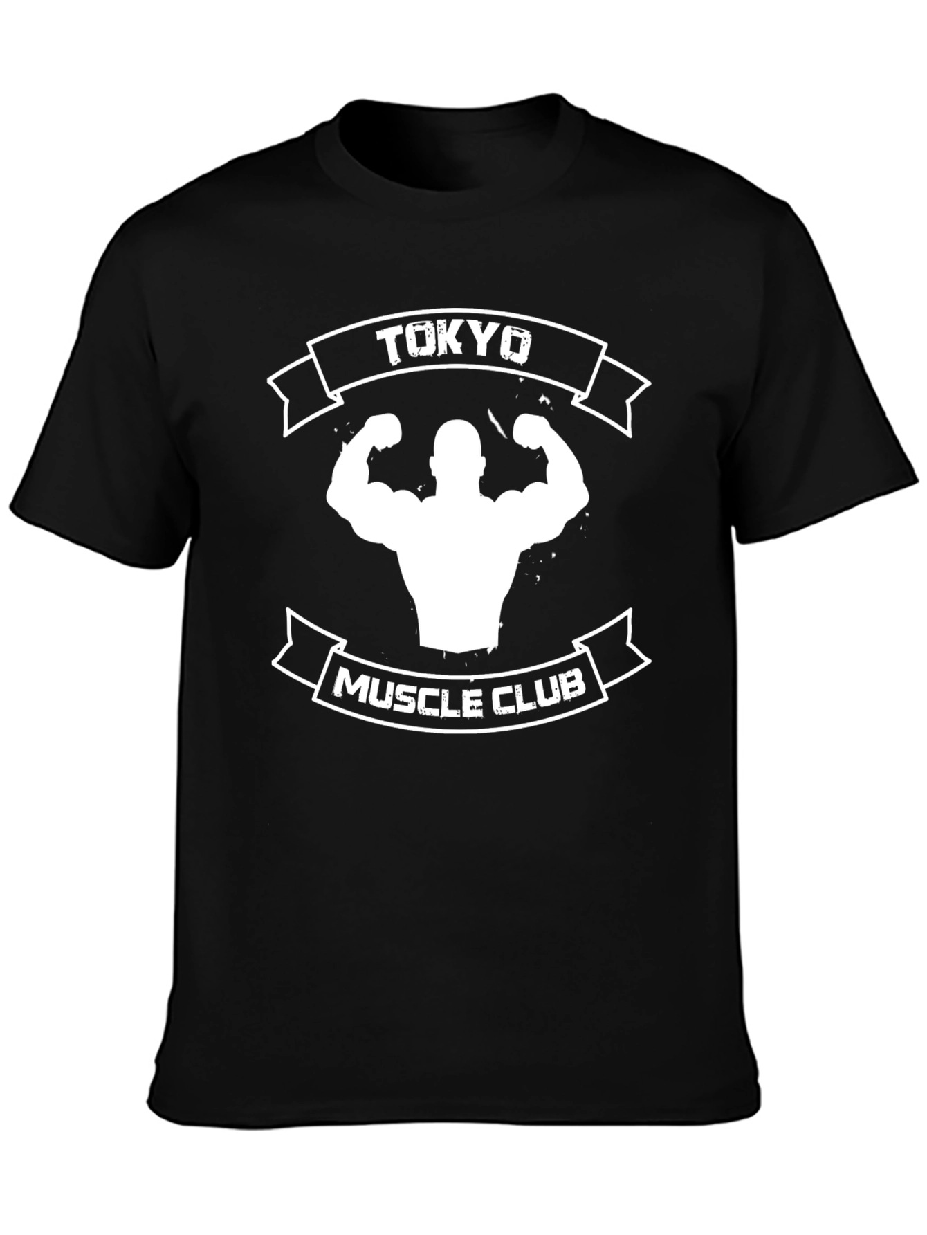 Tokyo Muscle Club Black Graphic T-Shirt