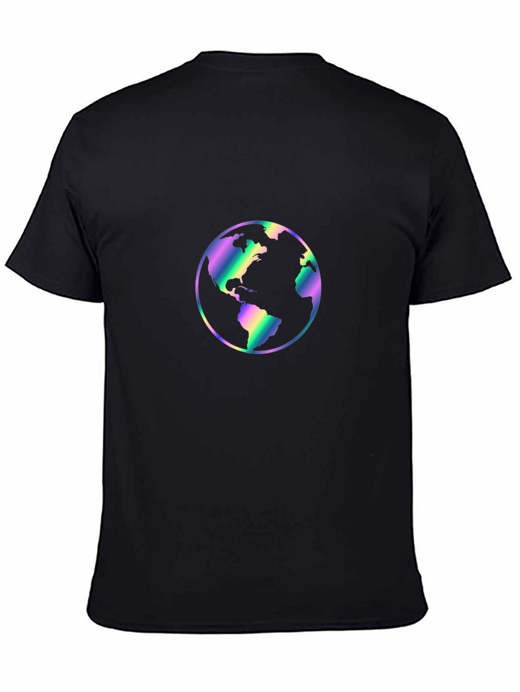 World Graphic Black T-Shirt