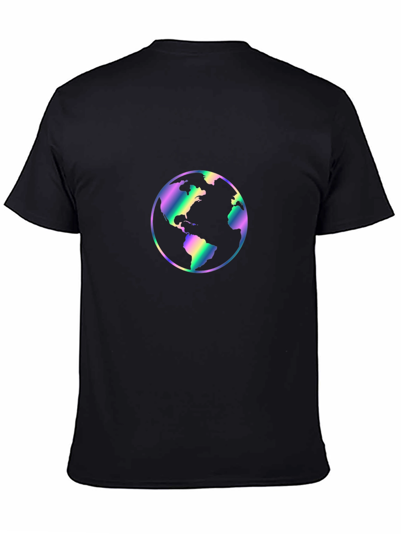 World Graphic Black T-Shirt