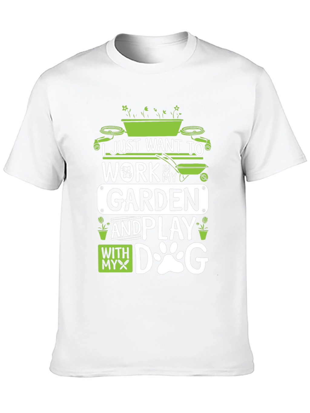 Gardening and Dog Lover T-Shirt