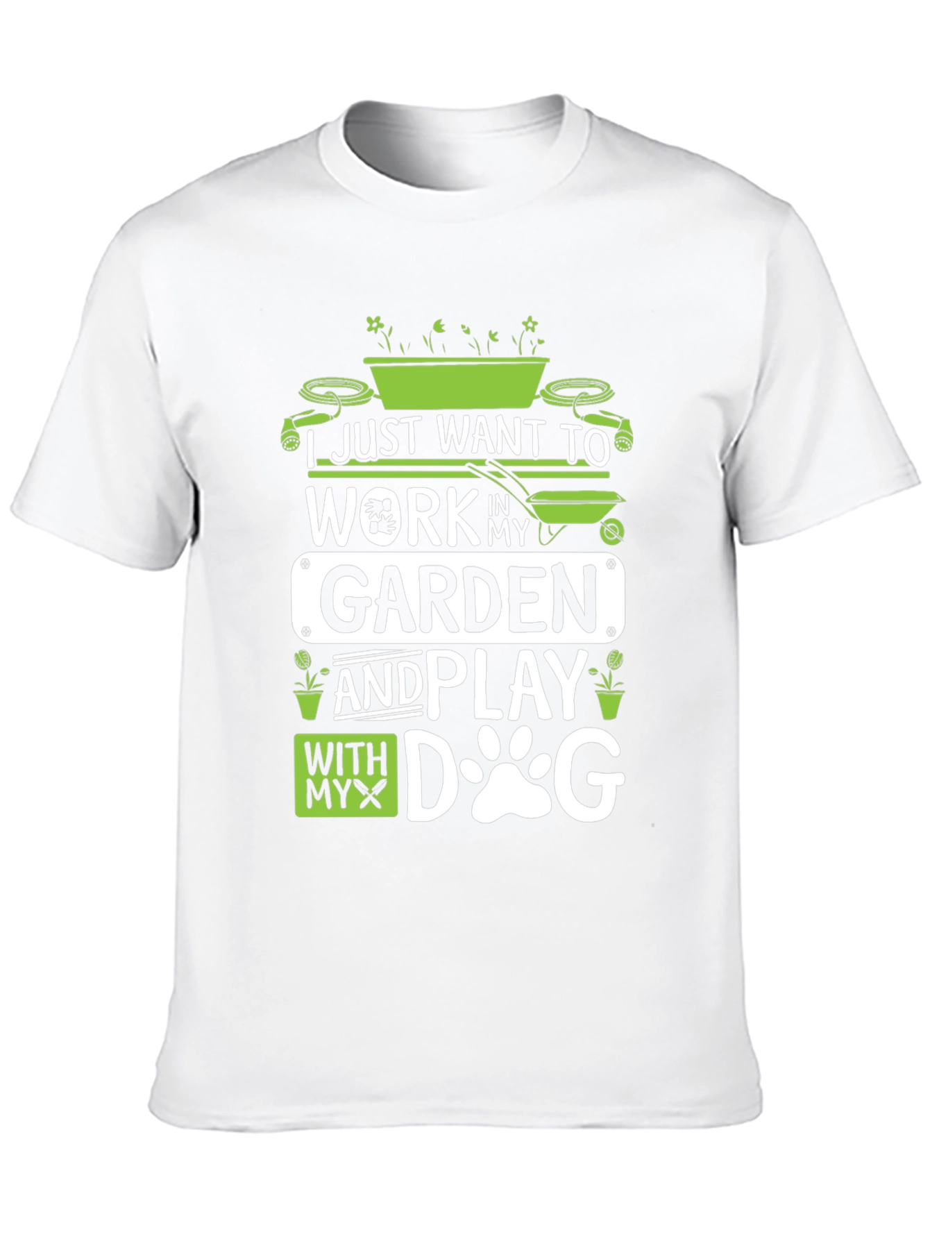 Gardening and Dog Lover T-Shirt