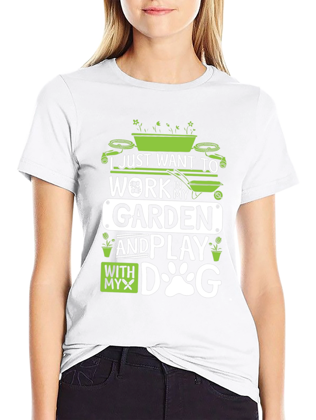 Gardening and Dog Lover T-Shirt