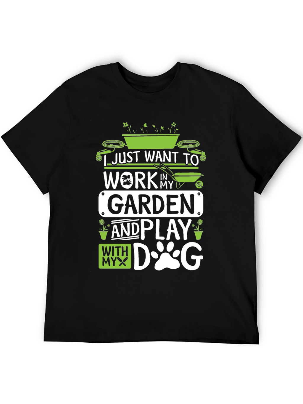 Gardening and Dog Lover T-Shirt