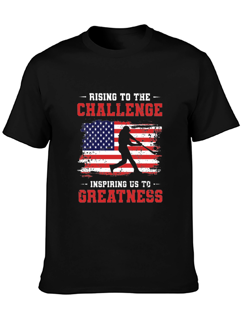 Rising to the Challenge Baseball Tee