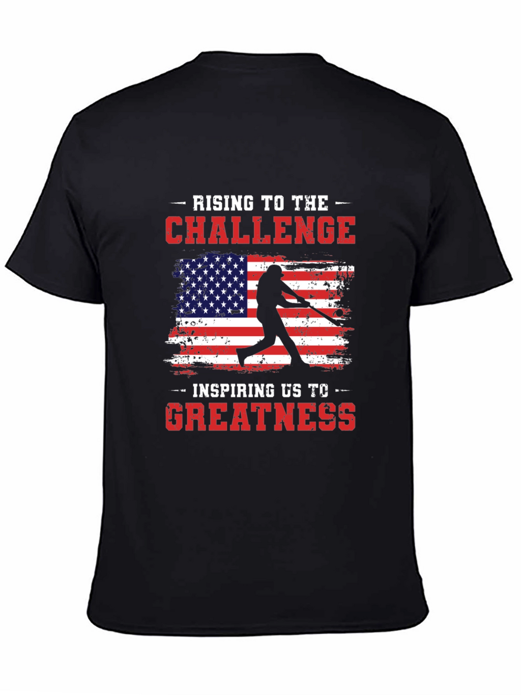 Rising to the Challenge Baseball Tee