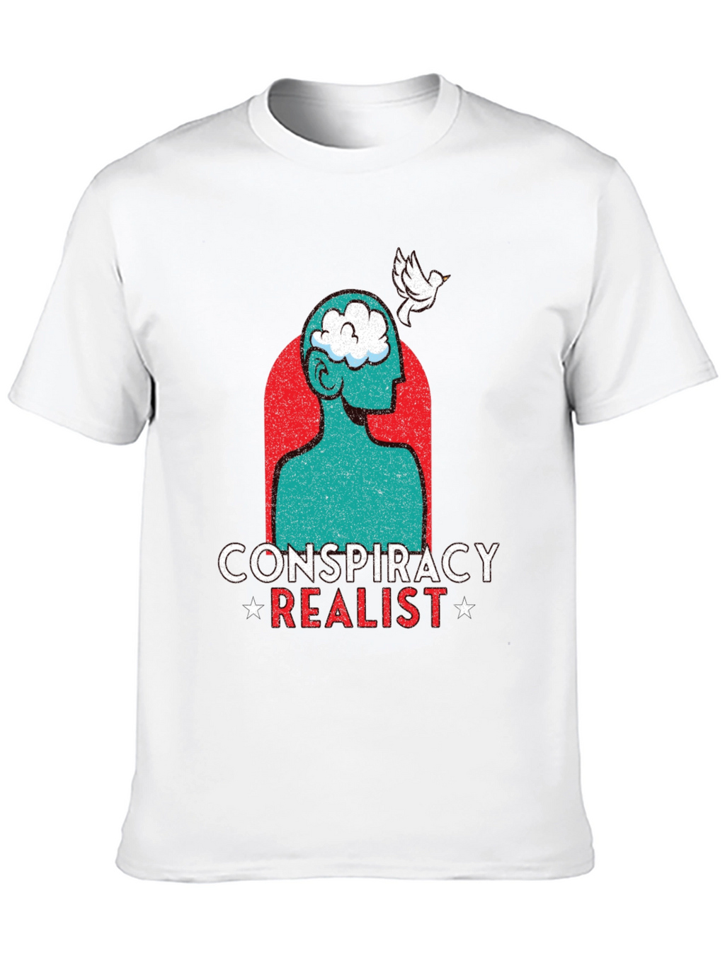 Conspiracy Realist Graphic T-Shirt
