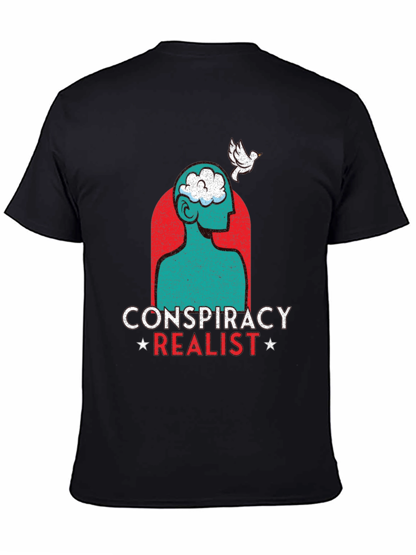 Conspiracy Realist Graphic T-Shirt