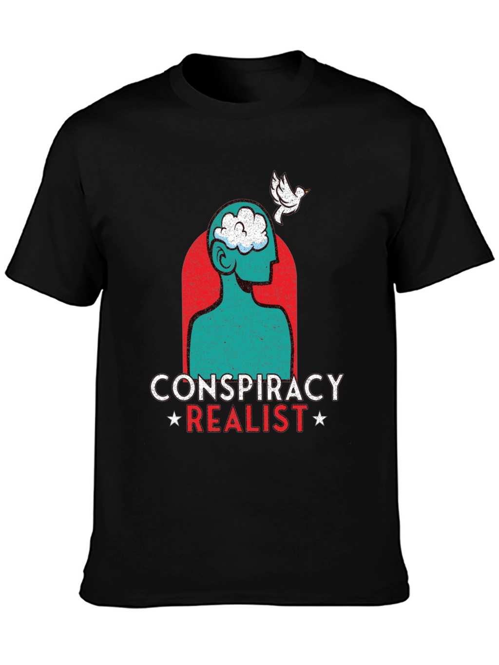 Conspiracy Realist Graphic T-Shirt