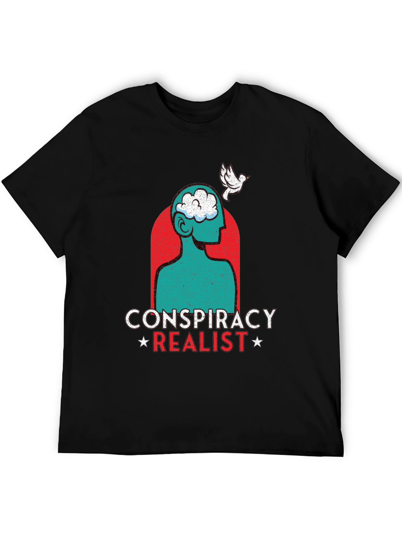 Conspiracy Realist Graphic T-Shirt