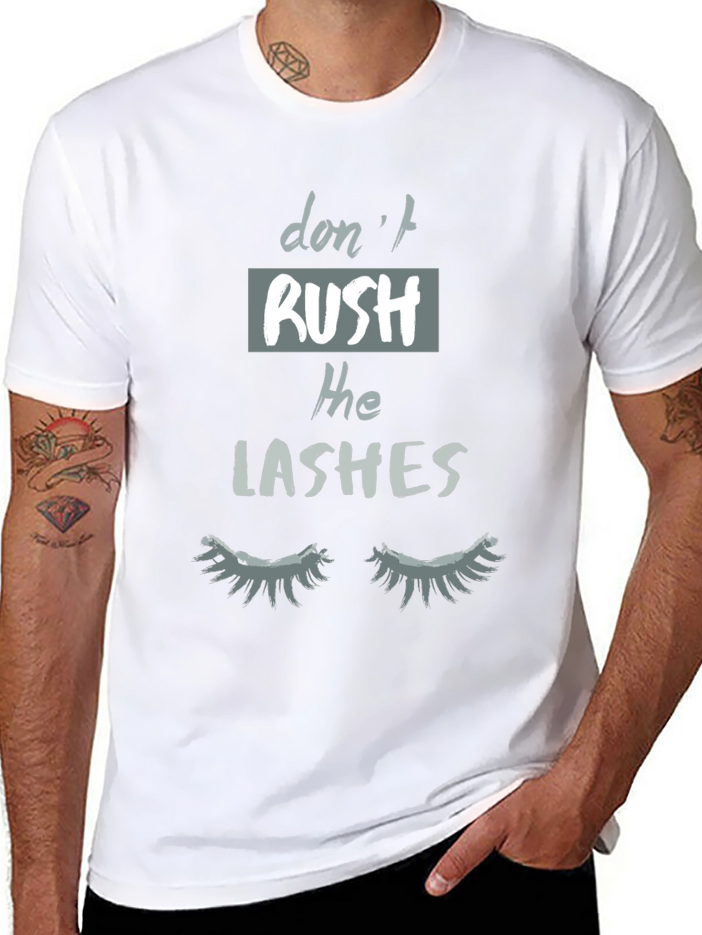 Dont Rush The Lashes Graphic Tee