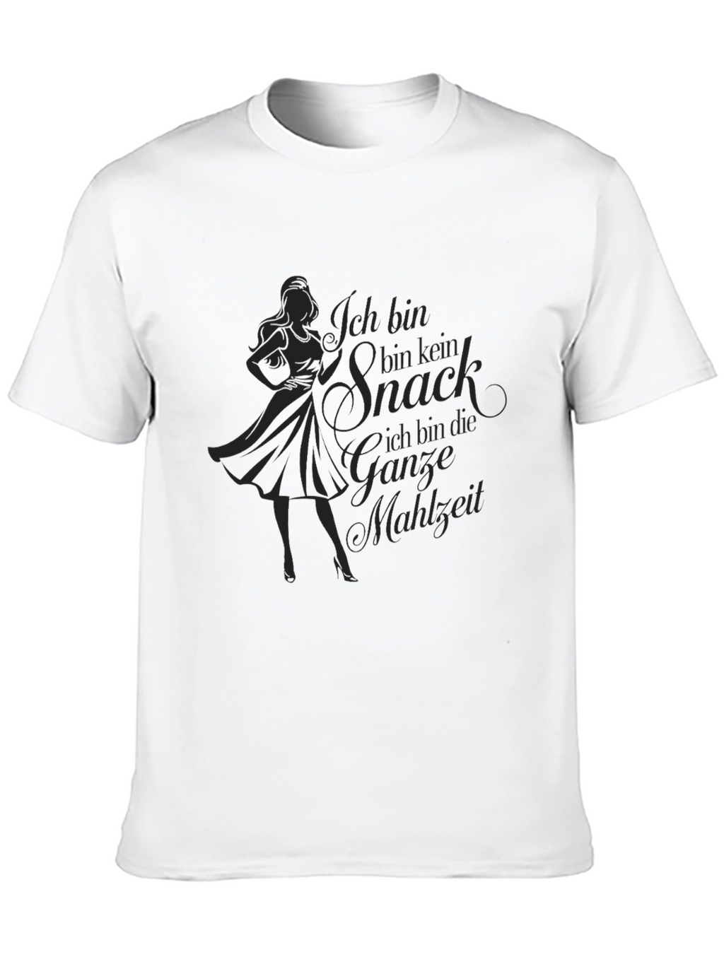 Ich Bin Kein Snack T-Shirt - Black Graphic Tee