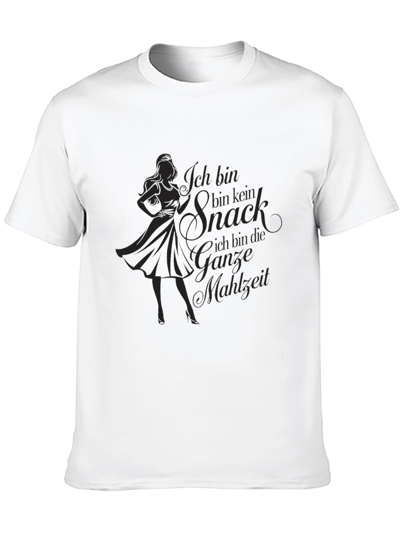 Ich Bin Kein Snack T-Shirt - Black Graphic Tee