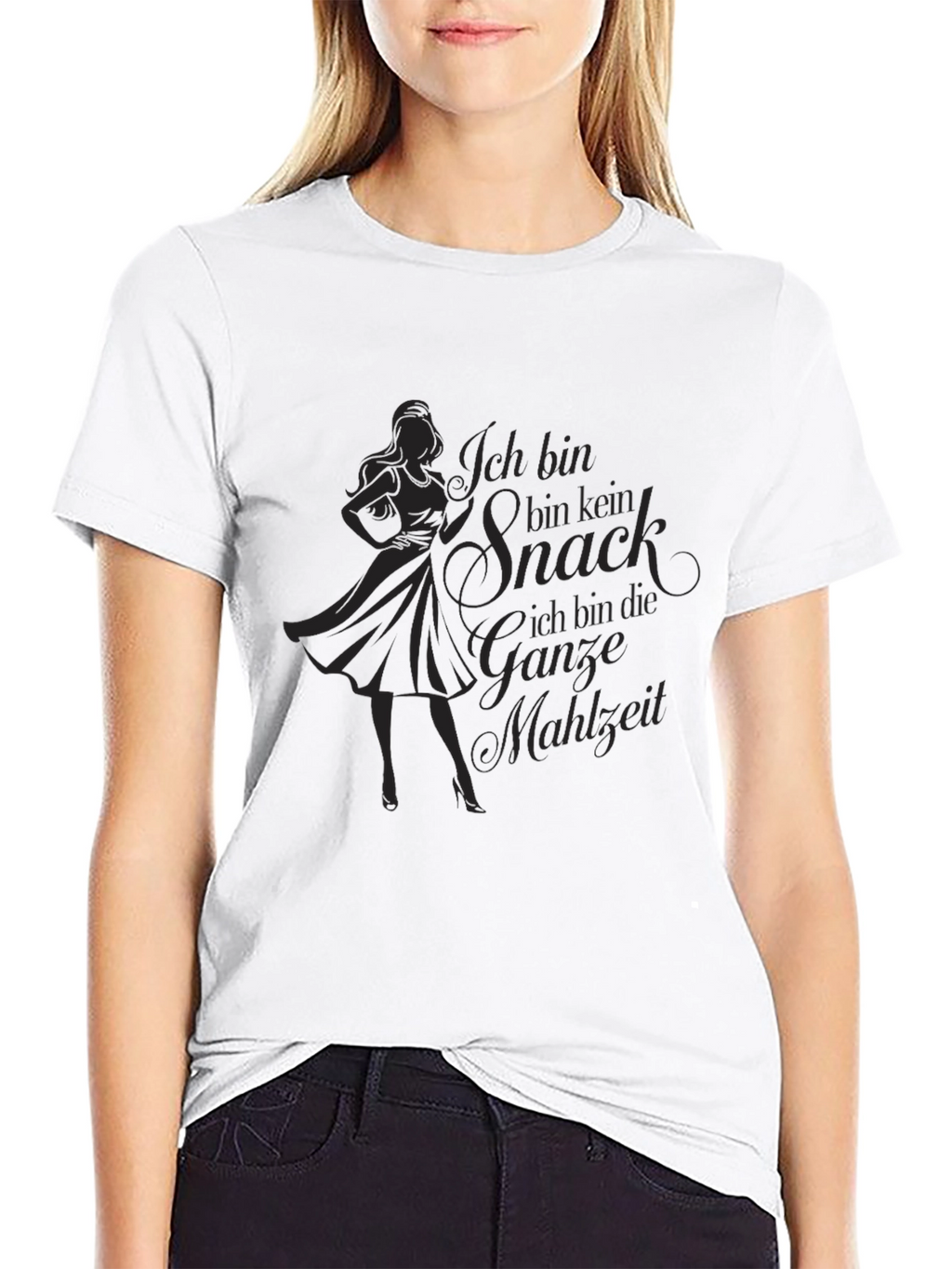 Ich Bin Kein Snack T-Shirt - Black Graphic Tee
