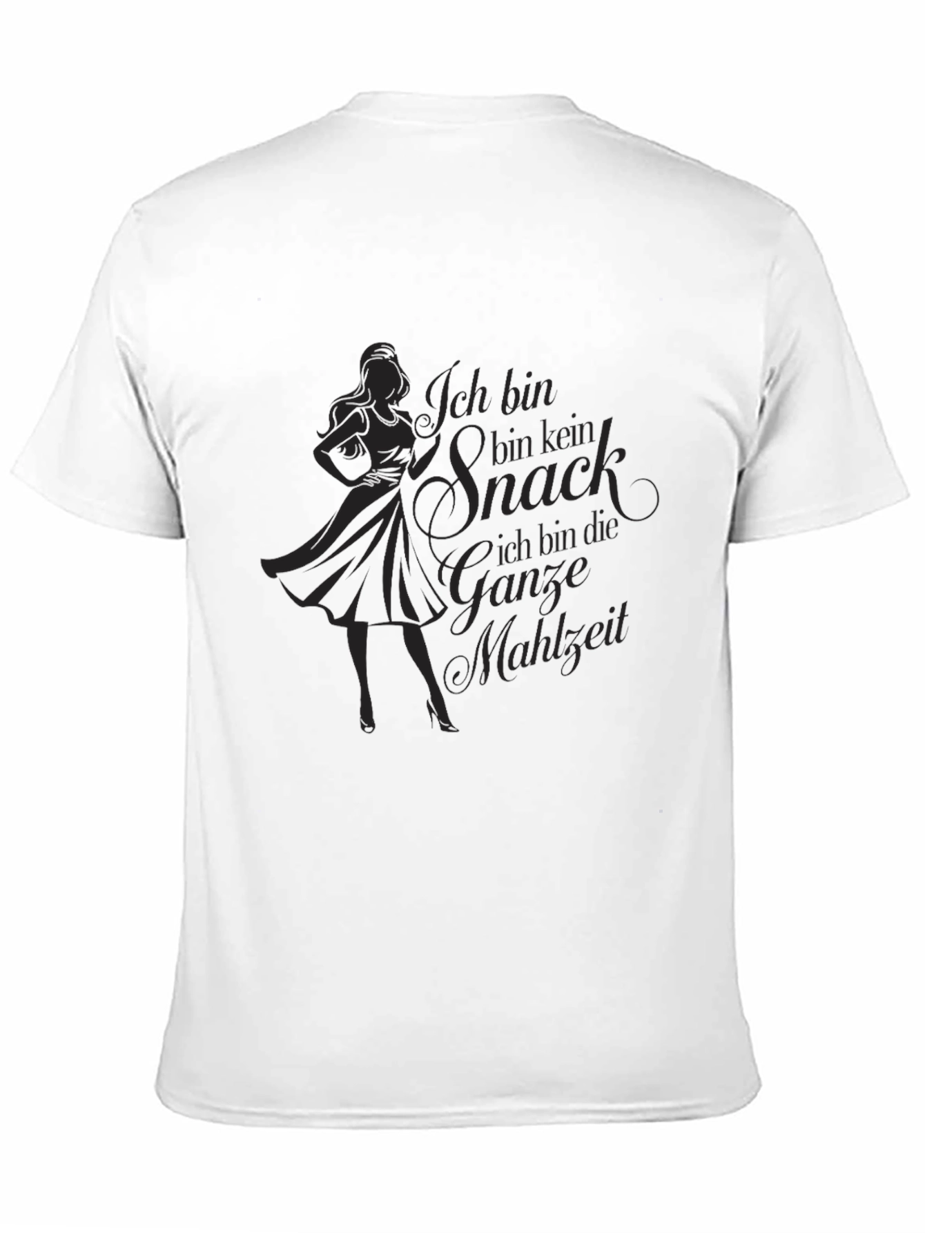 Ich Bin Kein Snack T-Shirt - Black Graphic Tee