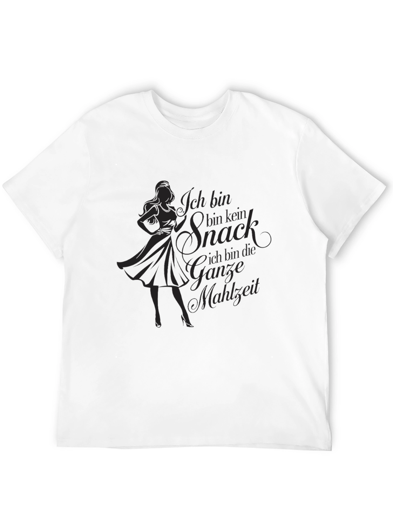 Ich Bin Kein Snack T-Shirt - Black Graphic Tee