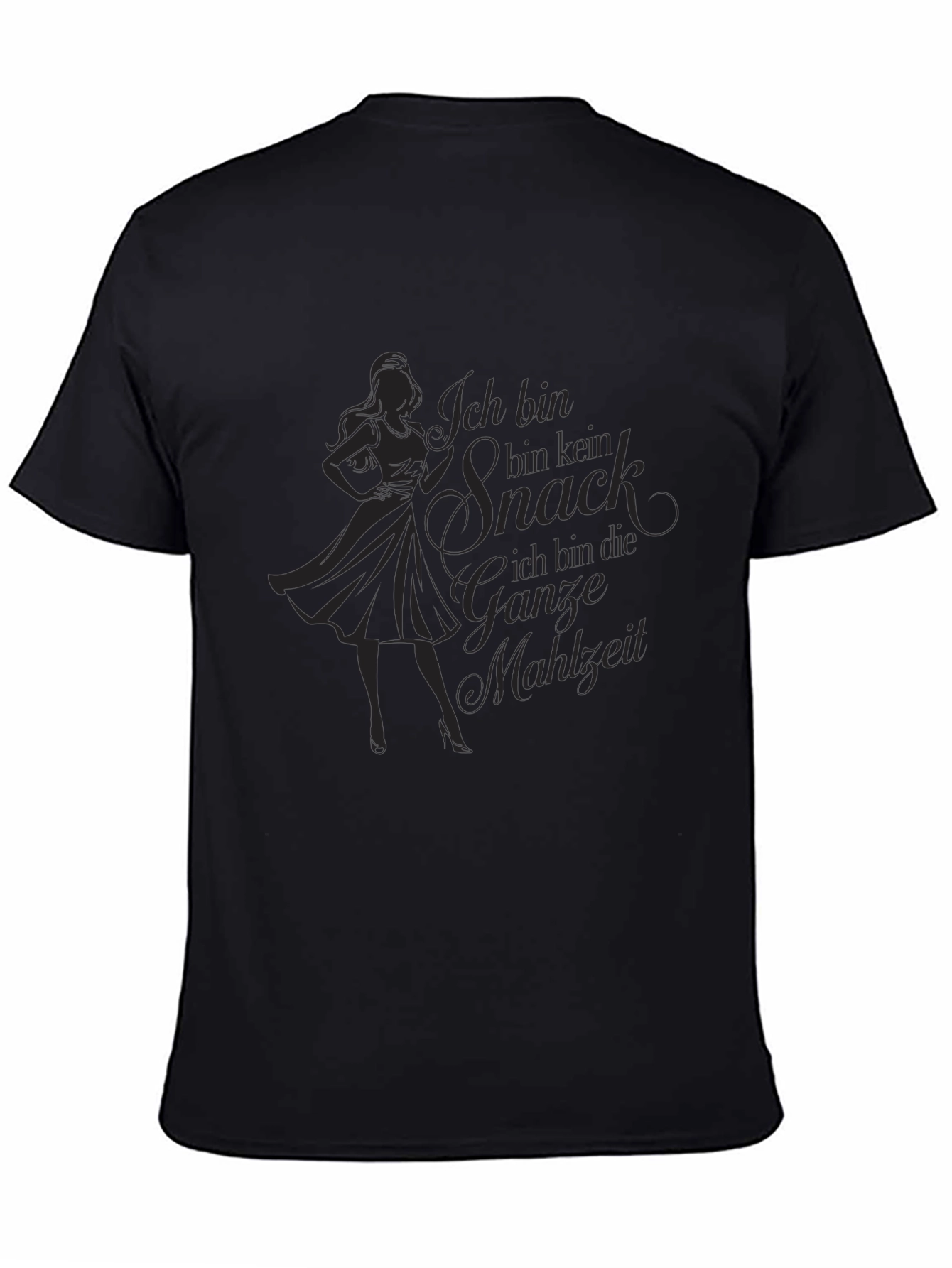 Ich Bin Kein Snack T-Shirt - Black Graphic Tee