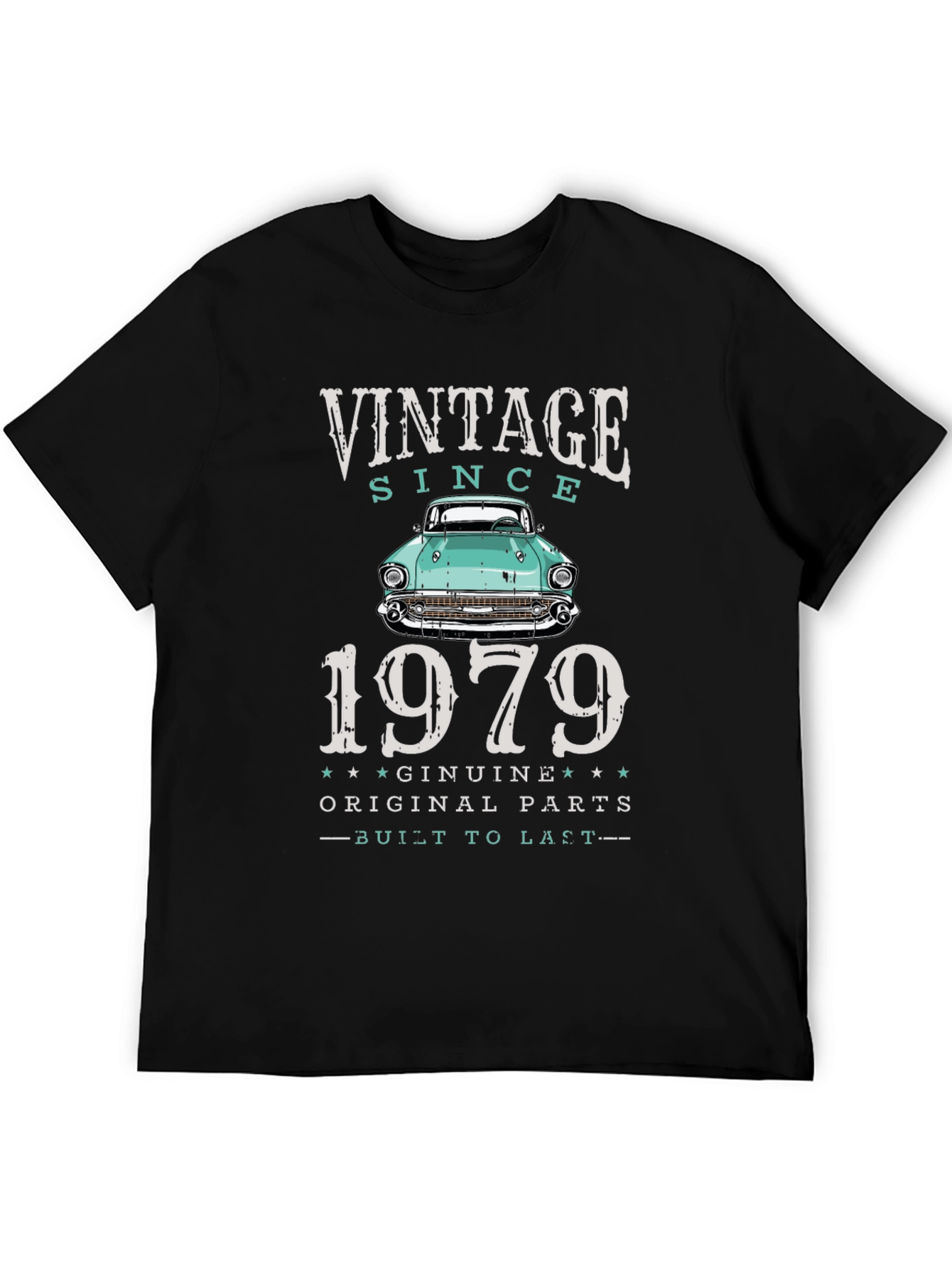 Vintage Since 1979 Car T-Shirt