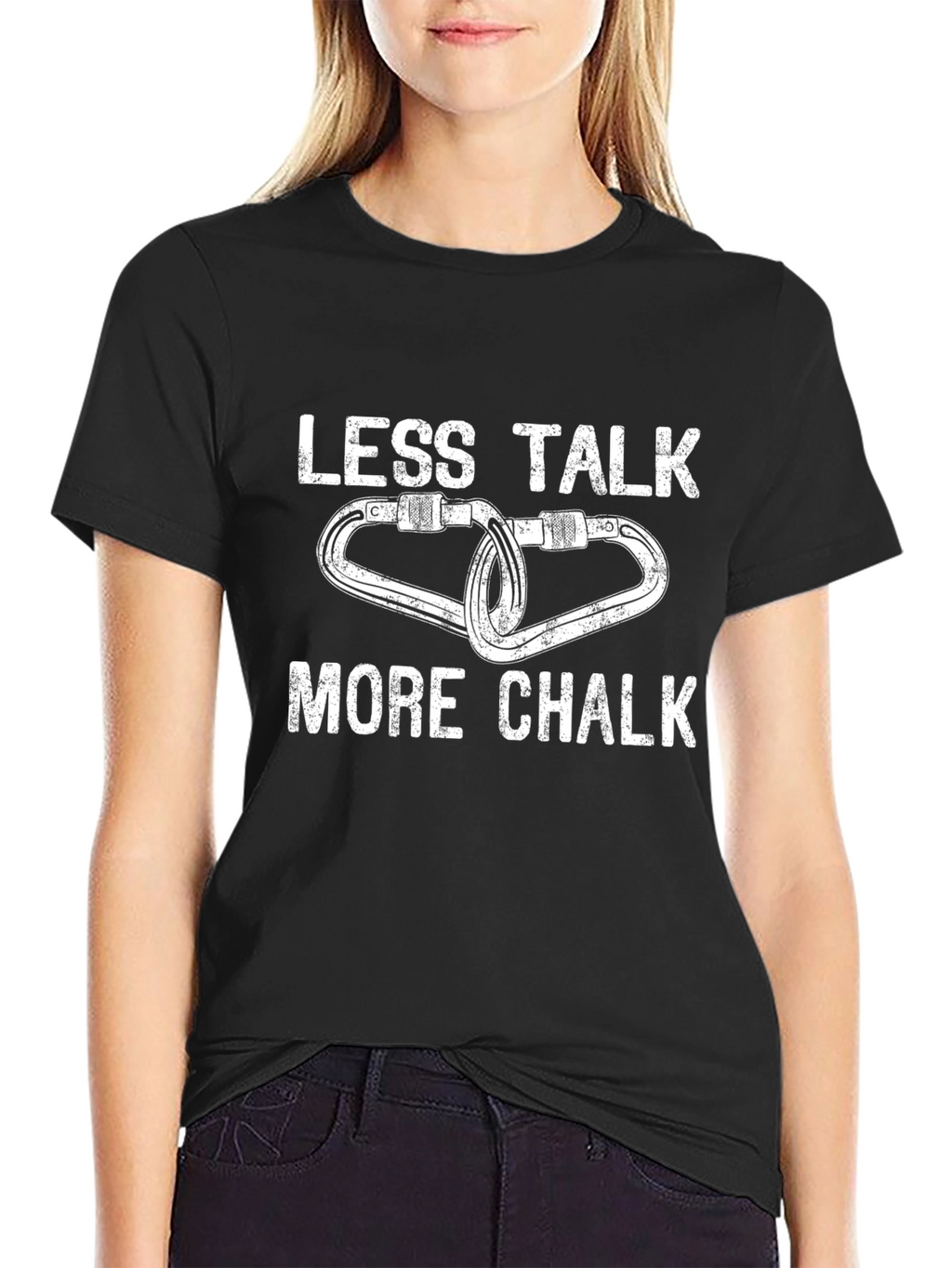 Less Talk More Chalk Climbing T-Shirt