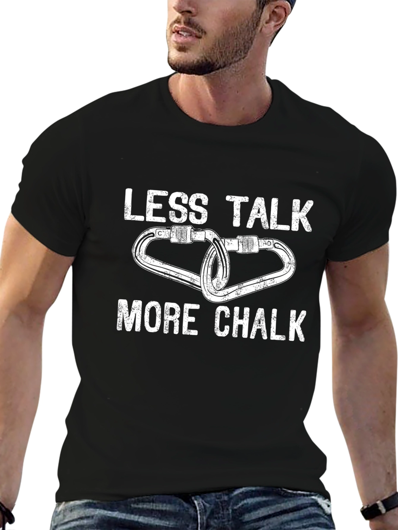 Less Talk More Chalk Climbing T-Shirt