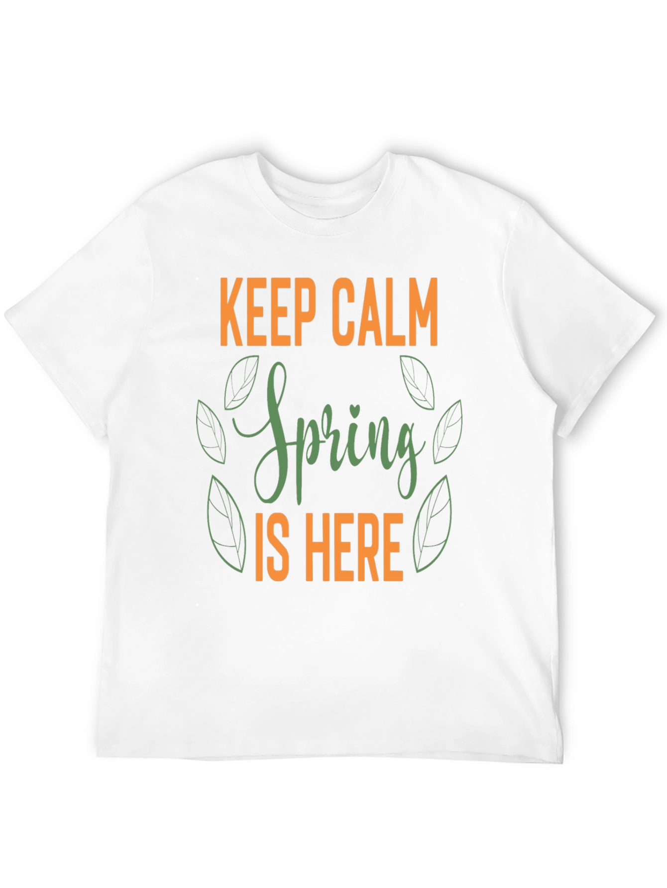 Keep Calm Spring is Here Graphic Tee